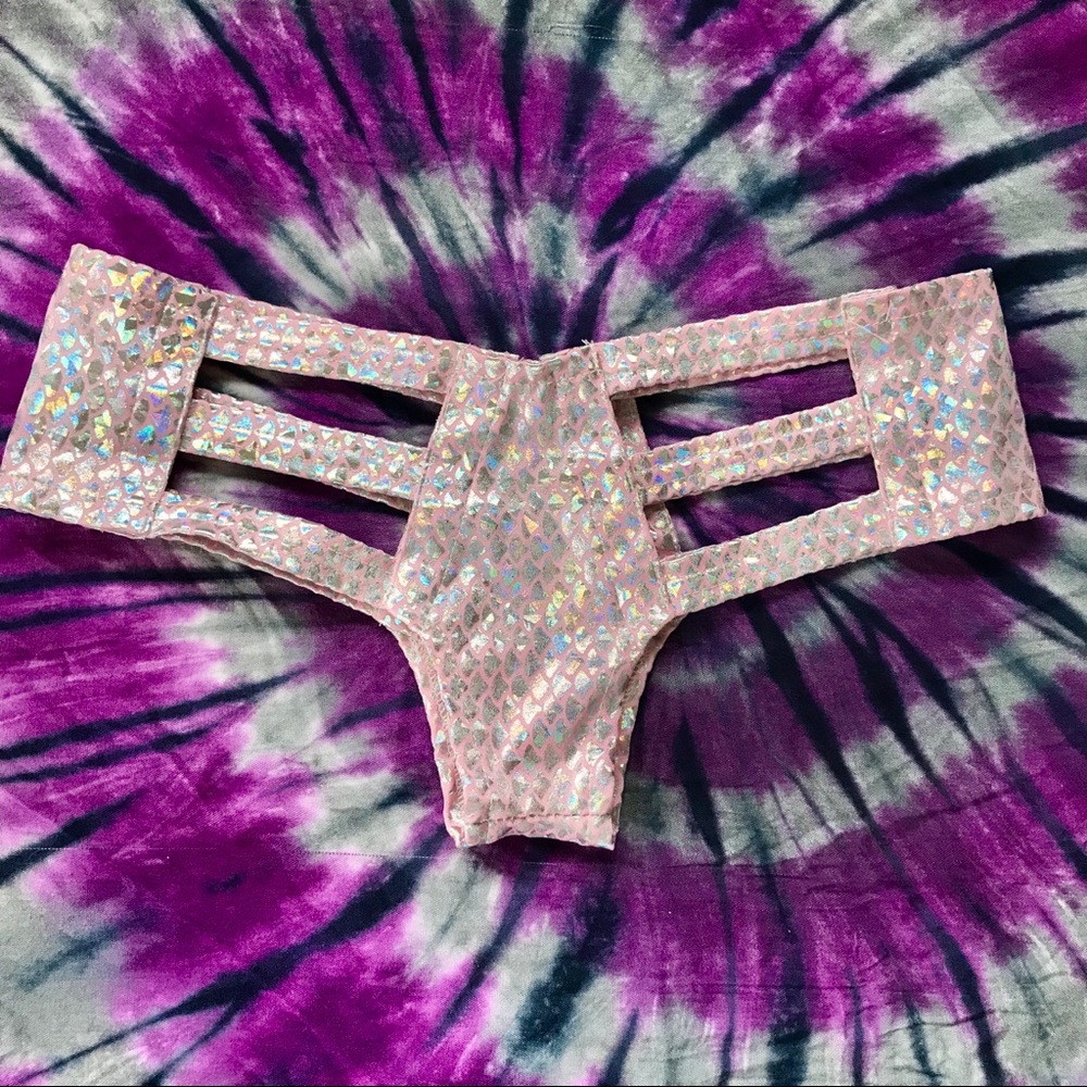 Little Black Diamond Holographic Cutout Shorts
